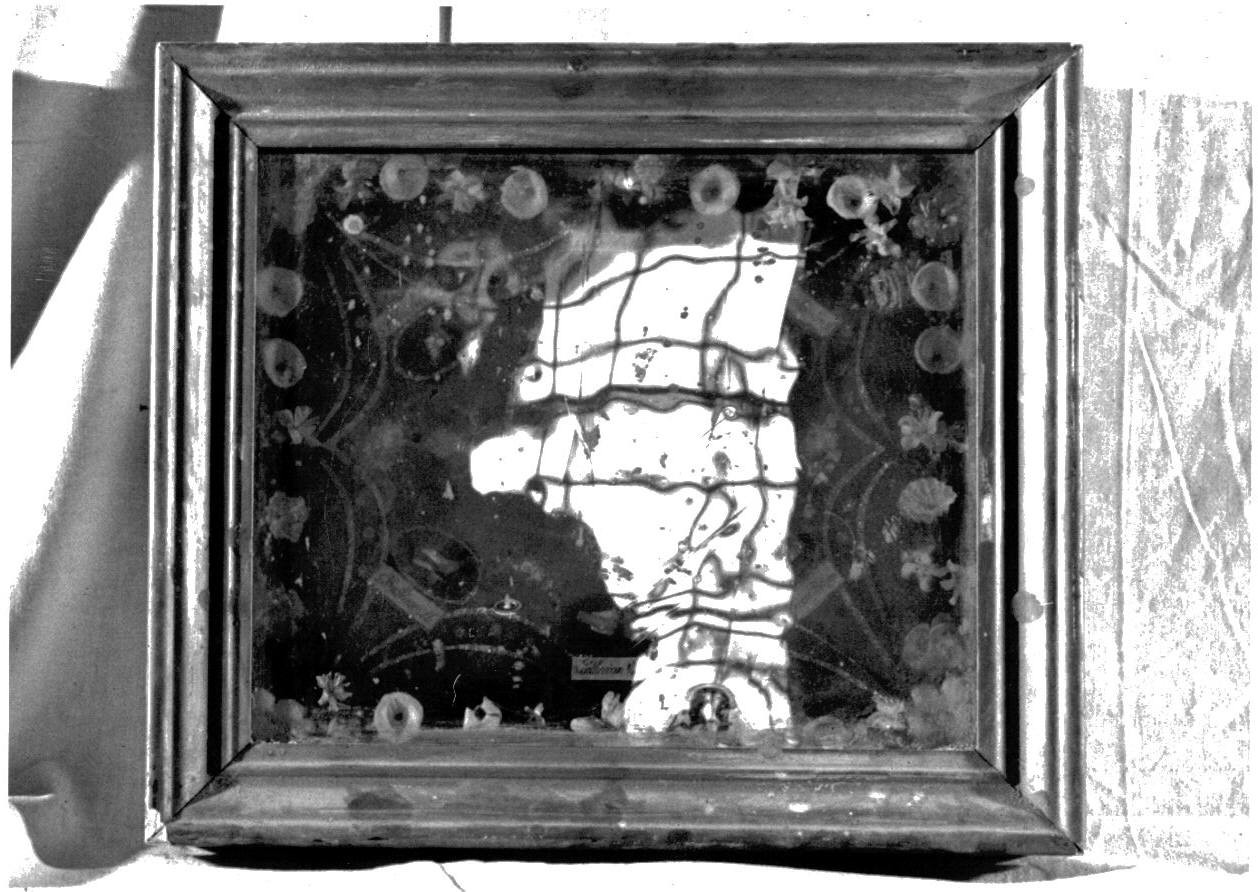 reliquiario - a retablo, serie - bottega ligure (sec. XIX)