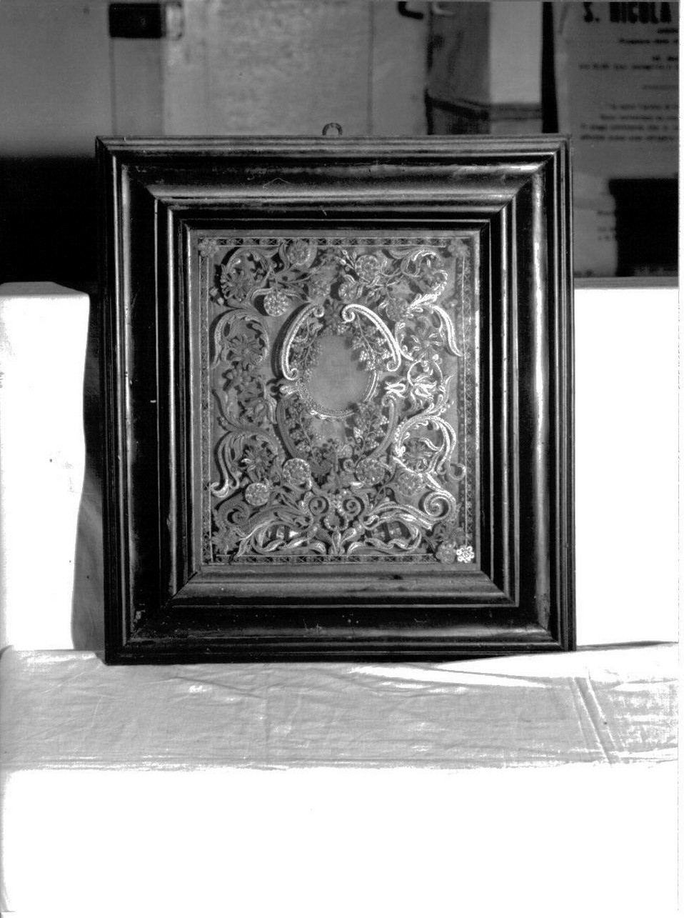reliquiario - a retablo, opera isolata - bottega ligure (metà sec. XIX)