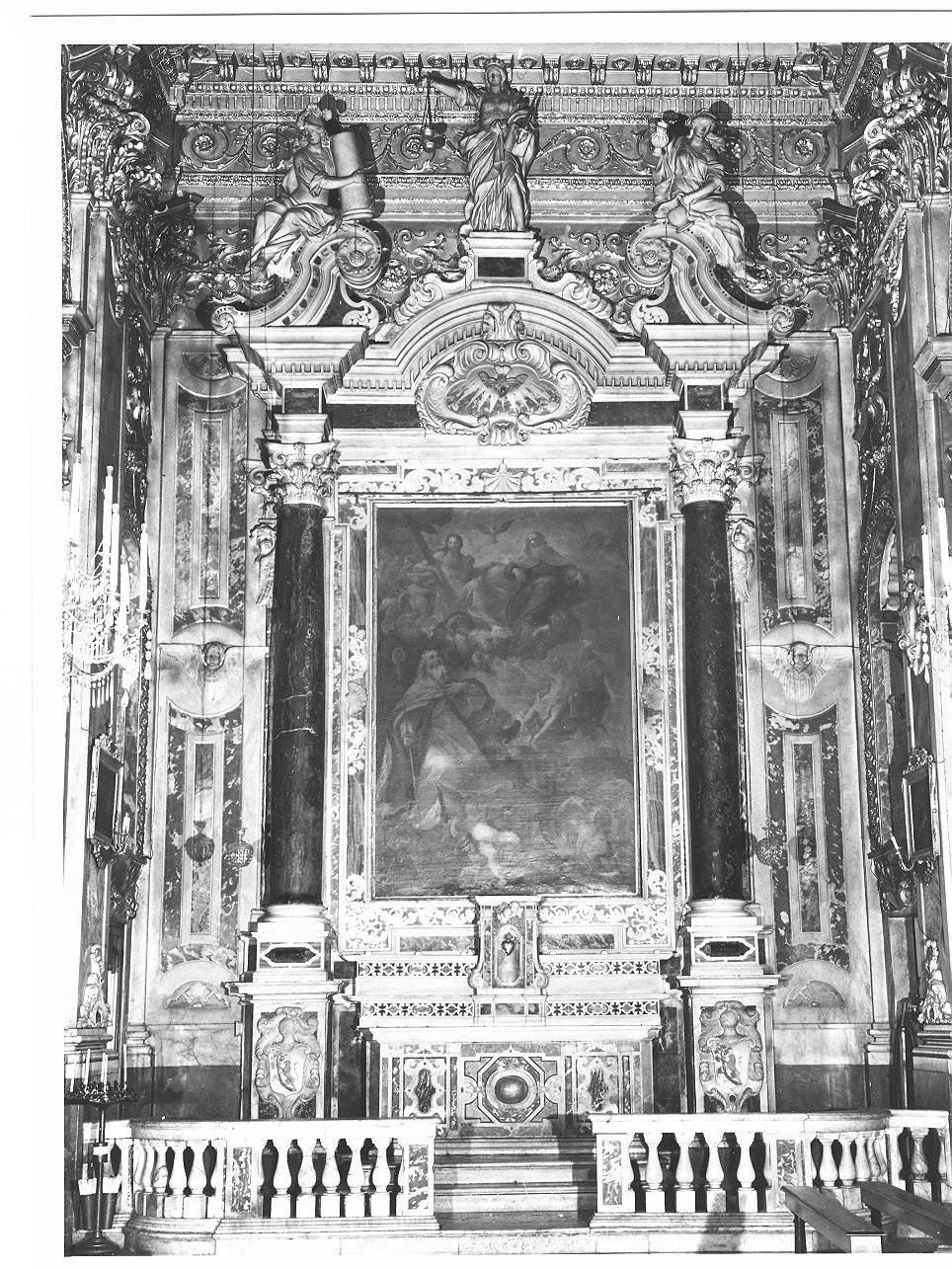 Virtù (altare, opera isolata) di Garvo Giacomo, Garvo Bernardo (ultimo quarto sec. XVII)