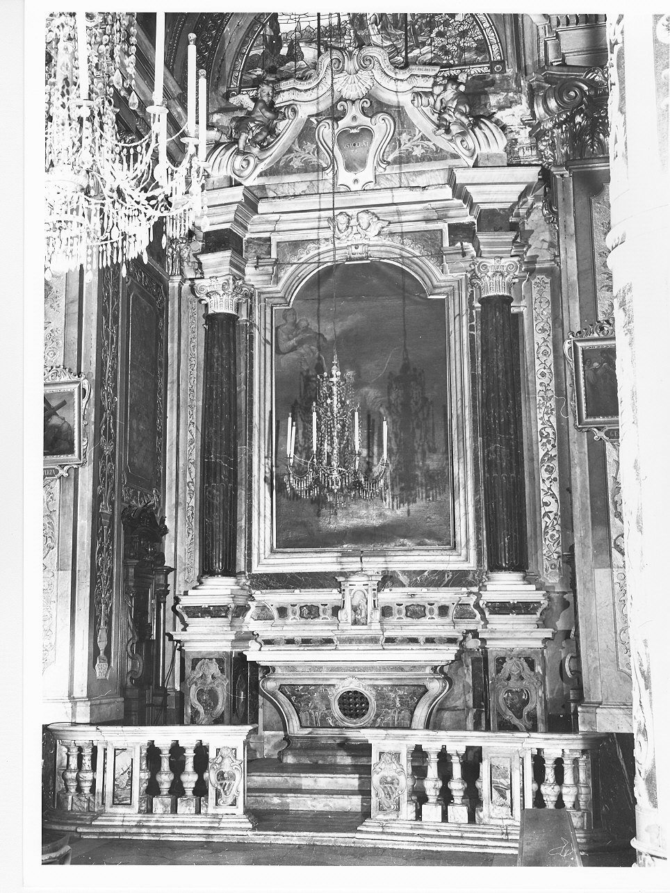 angioletti (altare, opera isolata) - bottega ligure (fine/inizio secc. XVII/ XVIII)