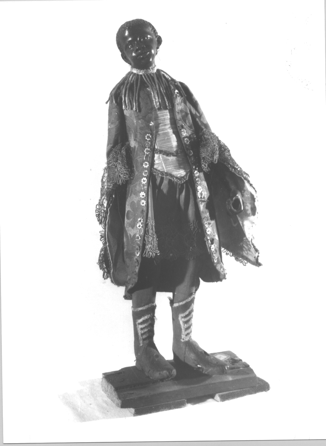 paggio negro (statuetta di presepio, elemento d'insieme) di Maragliano Anton Maria (maniera) (secc. XVII/ XX)