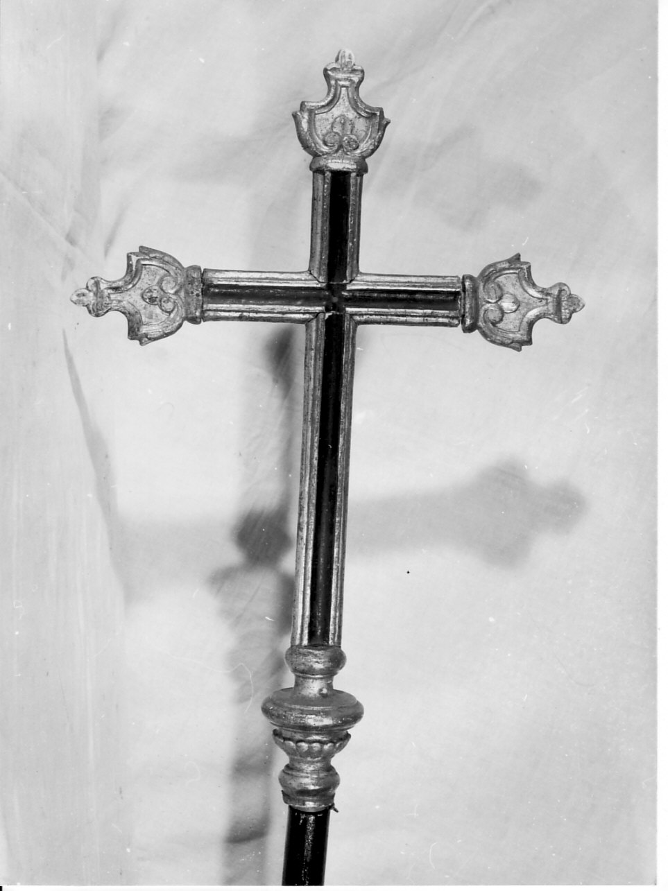 croce processionale, opera isolata - bottega ligure (sec. XIX)