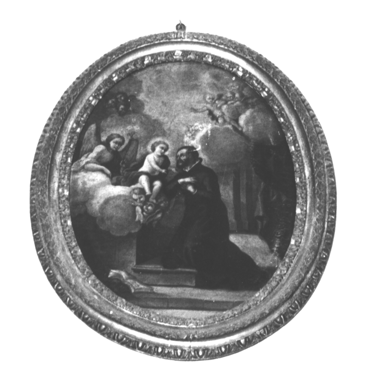 San Filippo Neri col Bambino Gesù (dipinto, opera isolata) - ambito ligure (sec. XVIII)