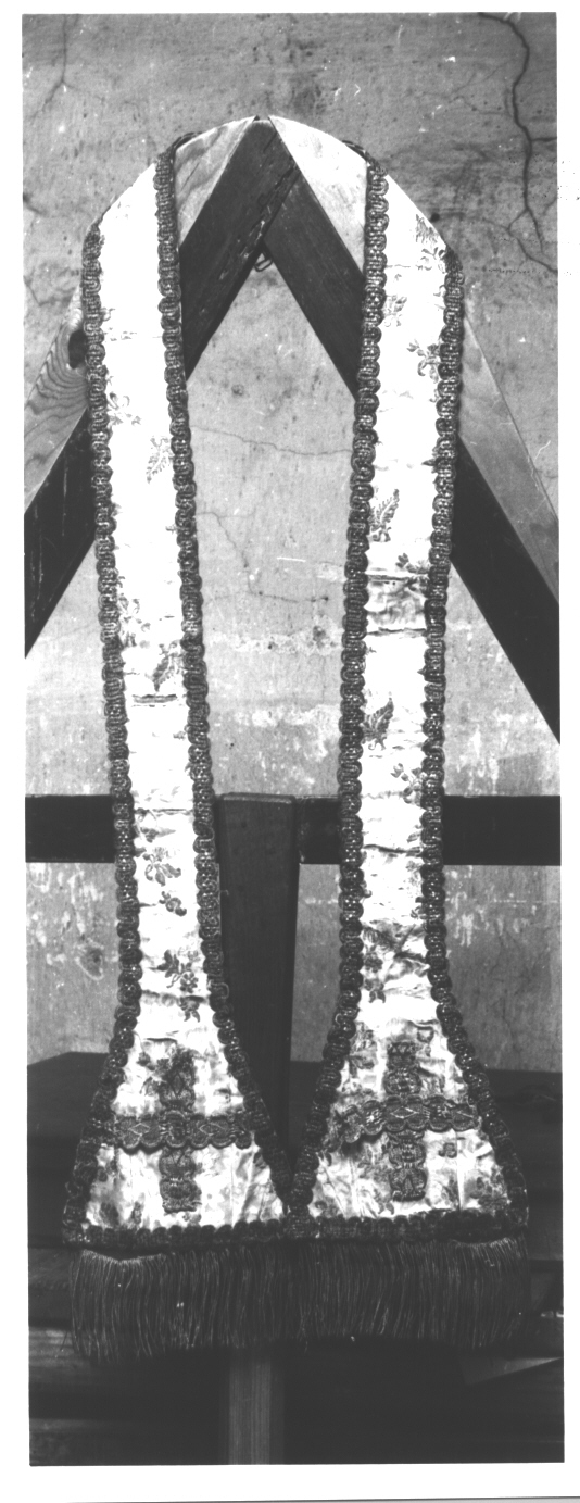 motivi decorativi floreali (stola, elemento d'insieme) - manifattura ligure (fine sec. XVII)
