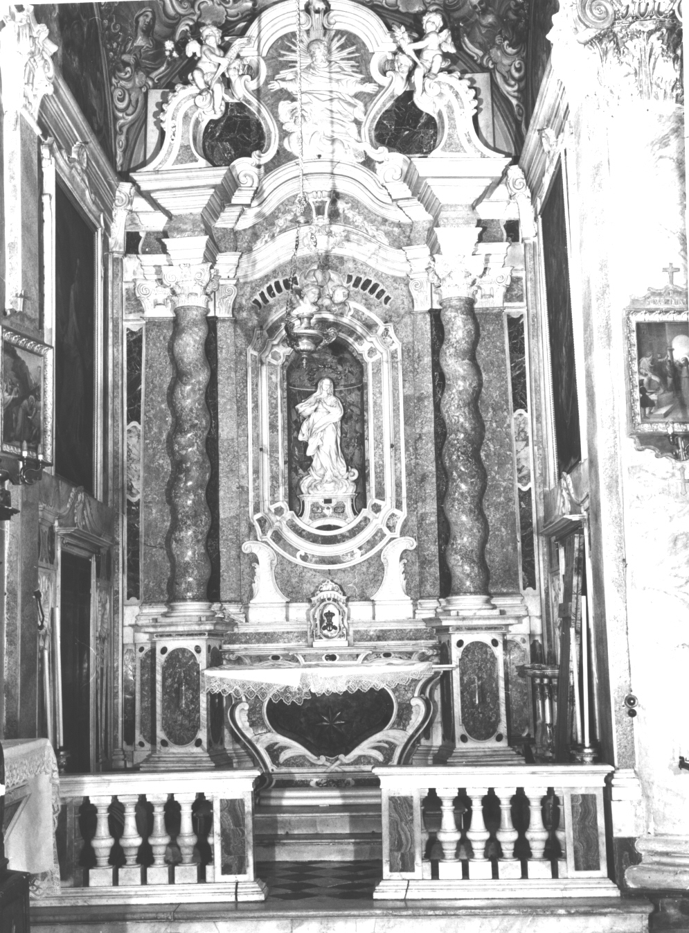 altare, insieme - bottega ligure (seconda metà sec. XVIII)