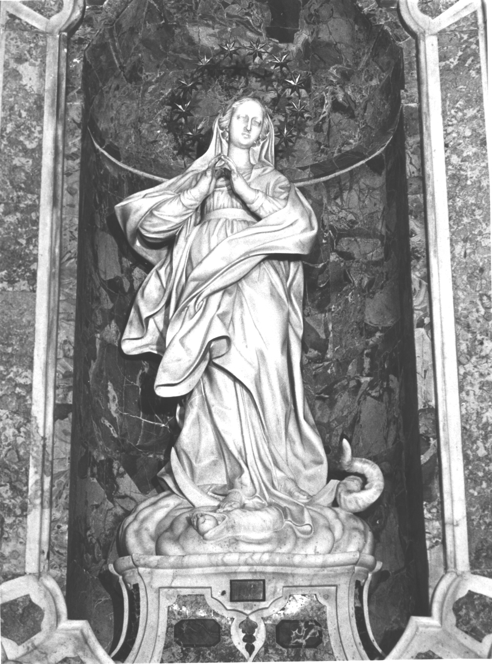 Madonna Immacolata (statua, opera isolata) - bottega italiana (secc. XVIII/ XIX)