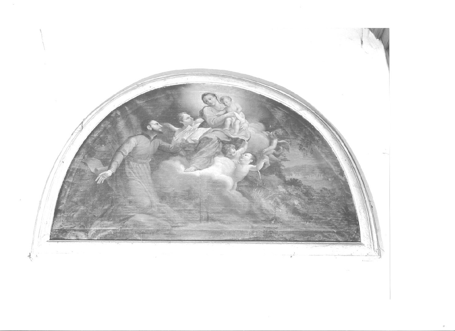 apparizione della Madonna a San Francesco Saverio (dipinto, opera isolata) - ambito ligure (metà sec. XIX)