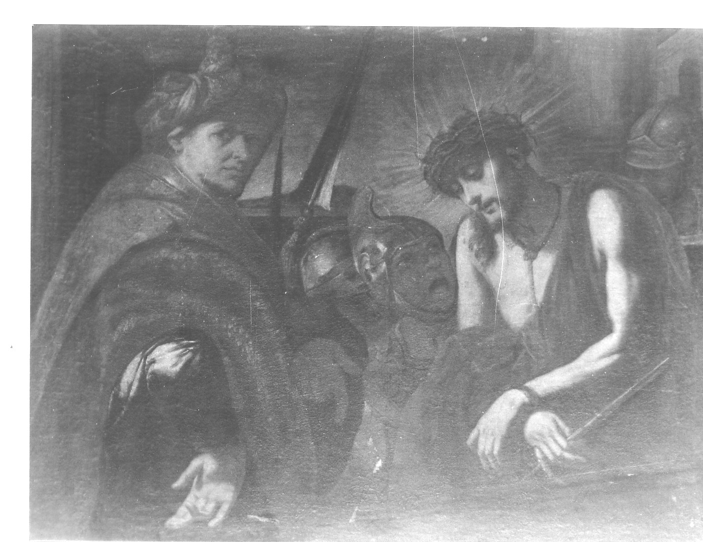 Ecce Homo (dipinto, opera isolata) - ambito romano (prima metà sec. XVII)