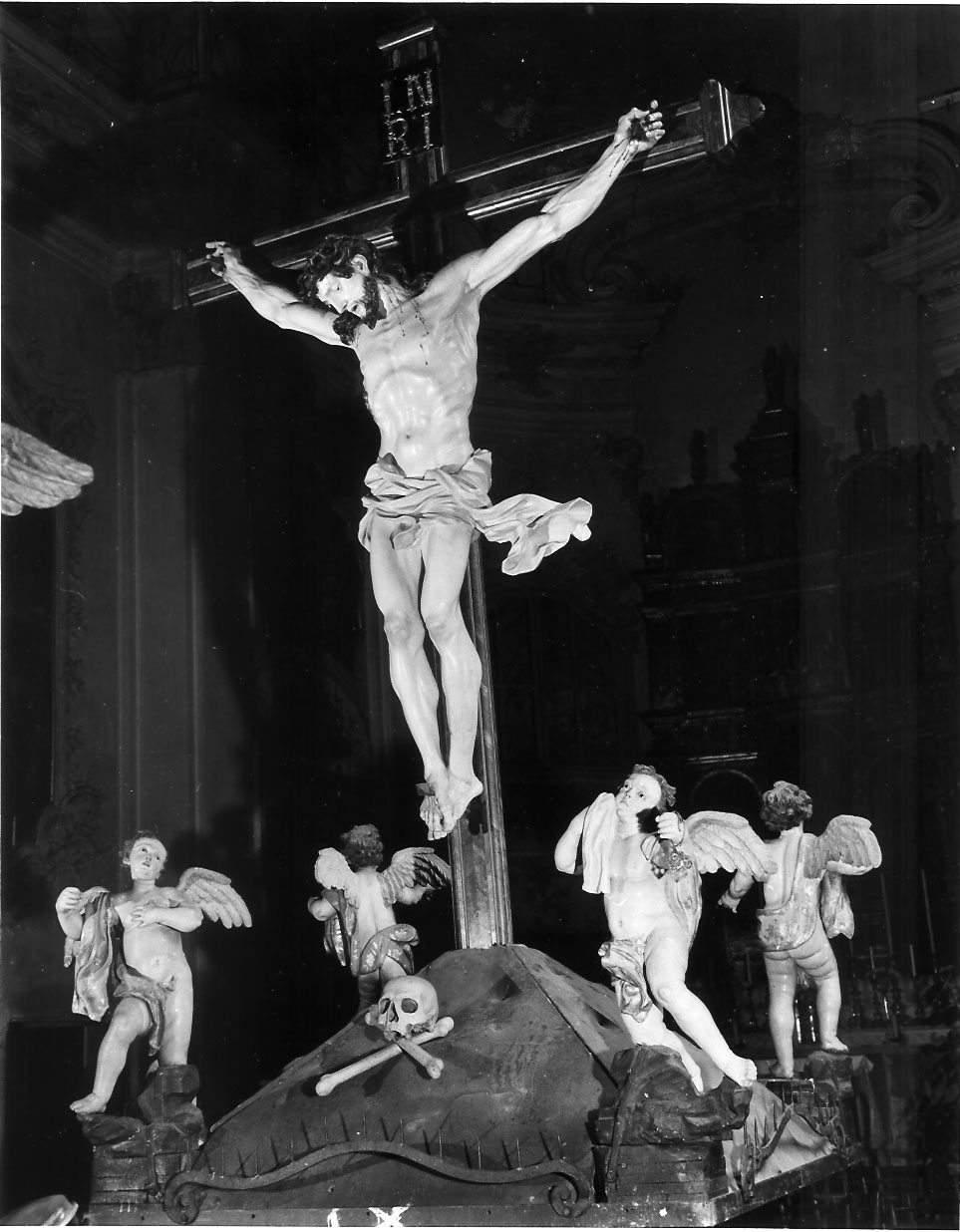 Cristo morto (macchina processionale, insieme) di Mussio Bartolomeo (fine sec. XVIII)