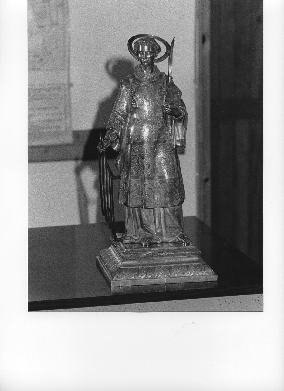 San Lorenzo (statua, opera isolata) - bottega ligure (prima metà sec. XIX)