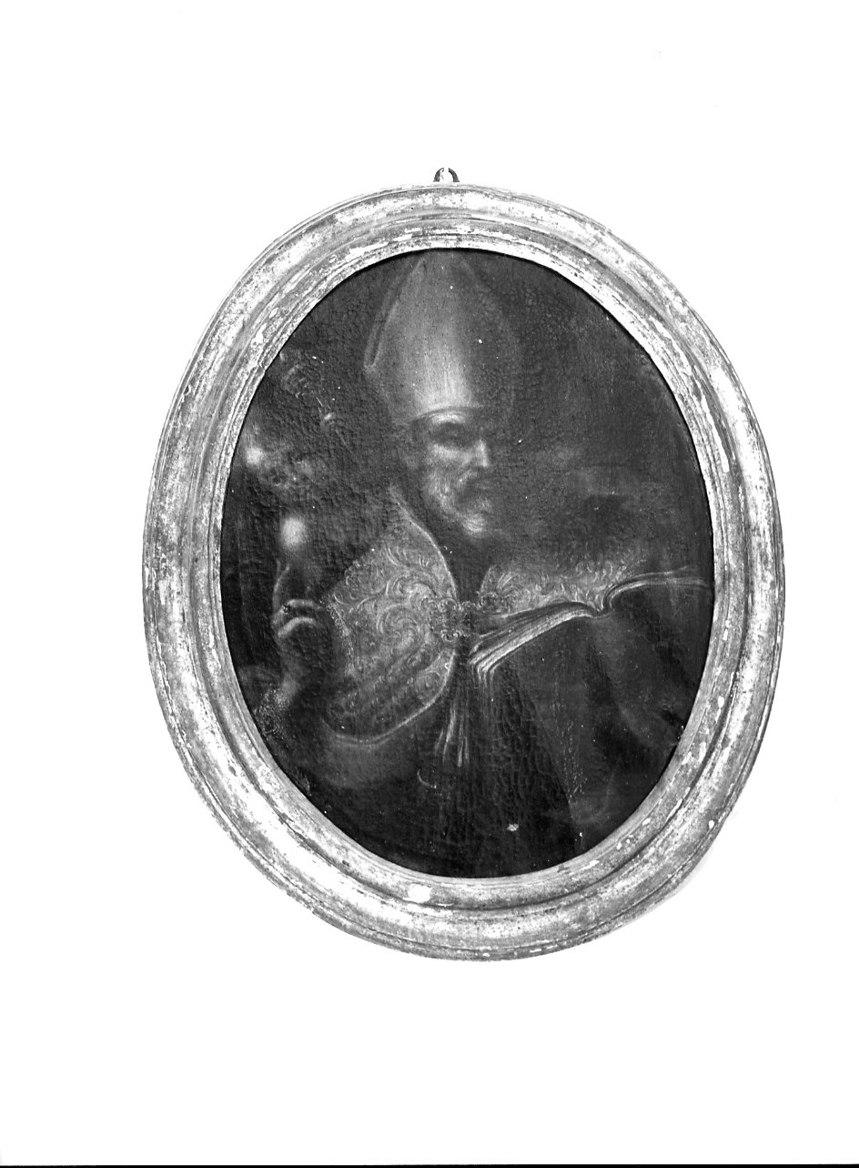 Sant'Ambrogio (dipinto, pendant) - ambito ligure (sec. XVII)