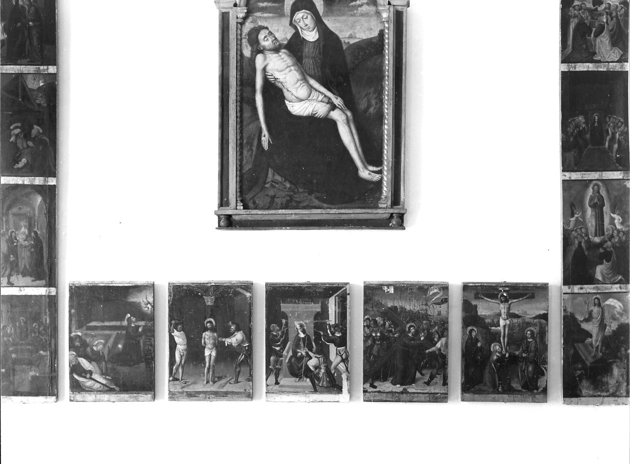 misteri dolorosi (dipinto, ciclo) di Brea Ludovico (primo quarto sec. XVI)