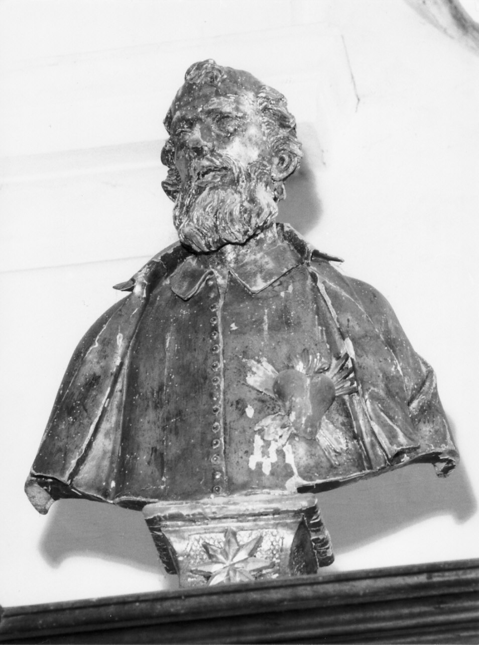 San Filippo Neri (reliquiario - a busto, pendant) - bottega ligure (?) (fine/inizio secc. XVII/ XVIII)