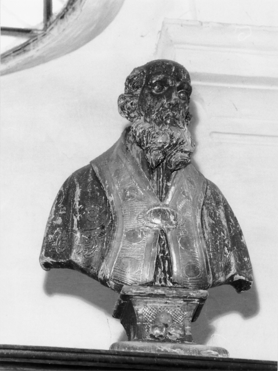 San Nicola di Bari (reliquiario - a busto, pendant) - bottega ligure (?) (fine/inizio secc. XVII/ XVIII)