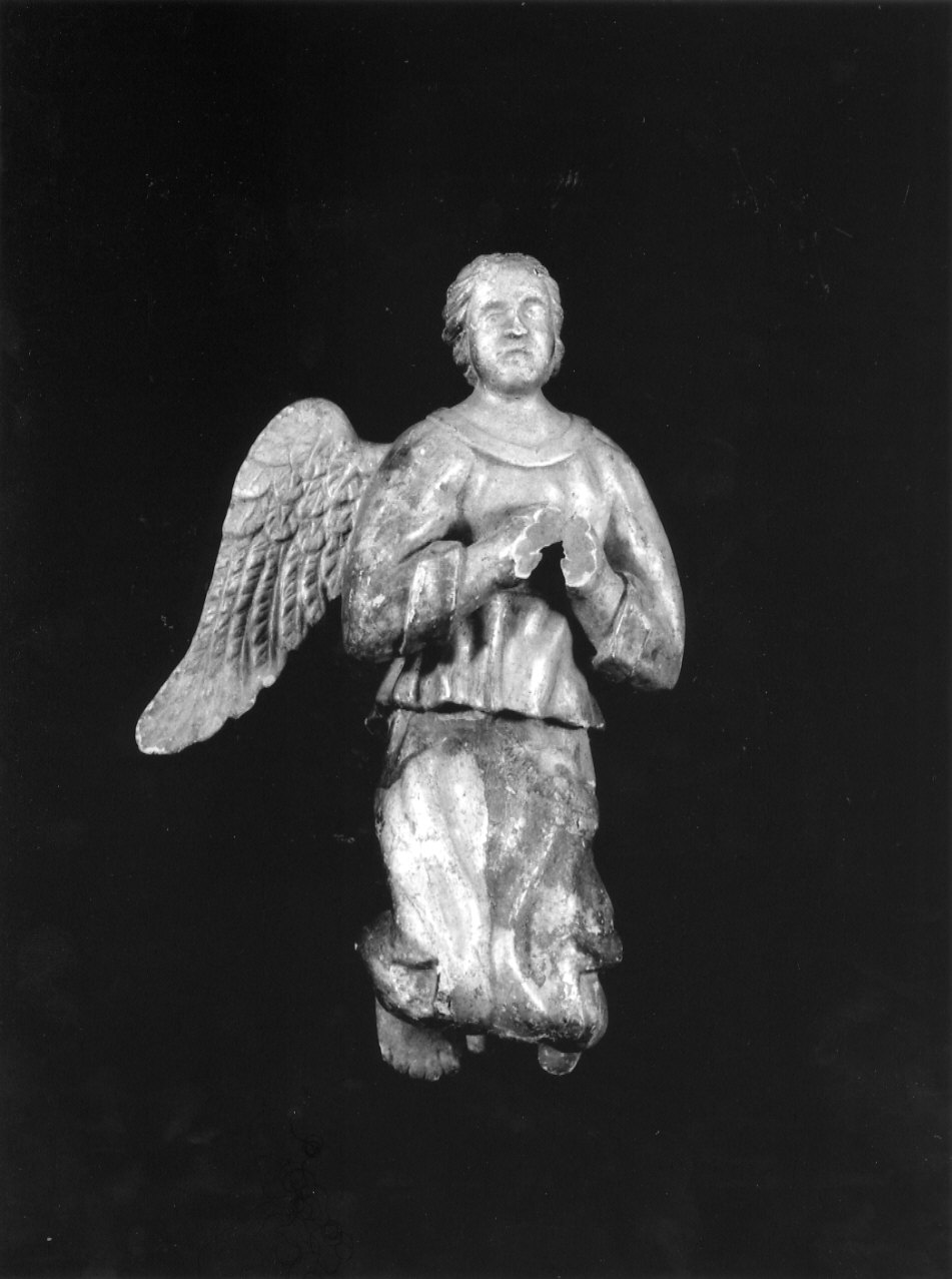 angelo (scultura, elemento d'insieme) - bottega ligure (sec. XIX)