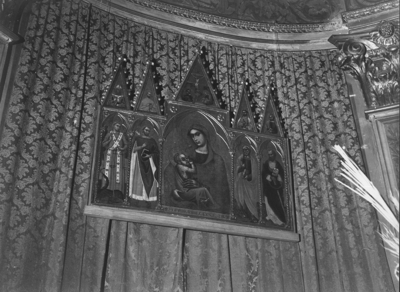 Madonna del Latte (scomparto di polittico, elemento d'insieme) di Barnaba da Modena (sec. XIV)