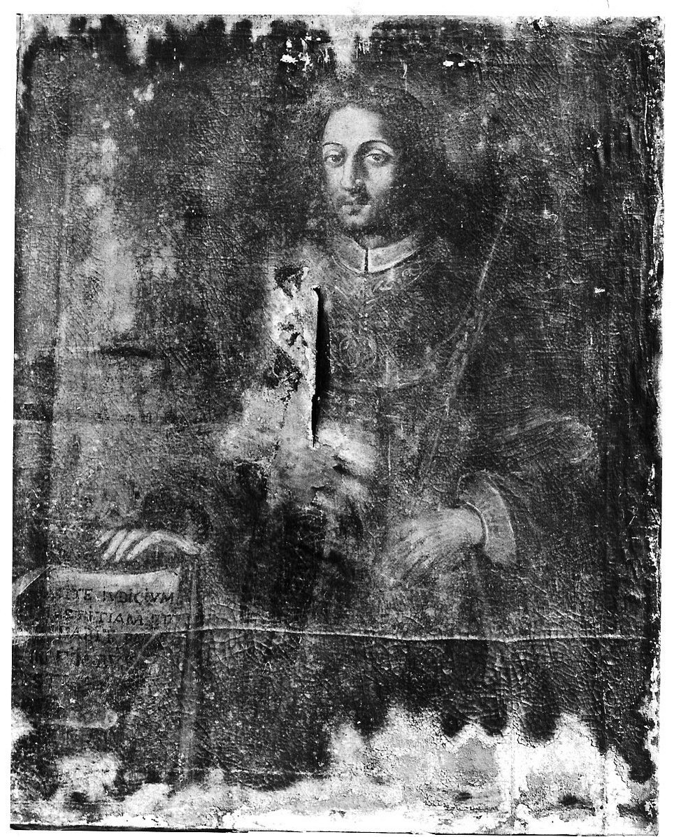 figura maschile (dipinto, opera isolata) - ambito ligure (fine sec. XVII)