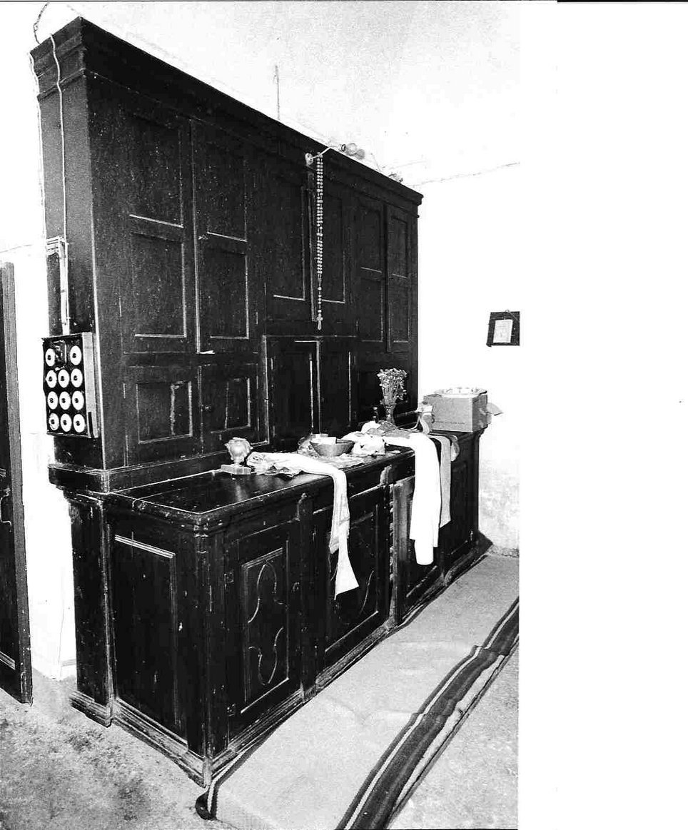 armadio da sacrestia, opera isolata - bottega ligure (sec. XVIII)