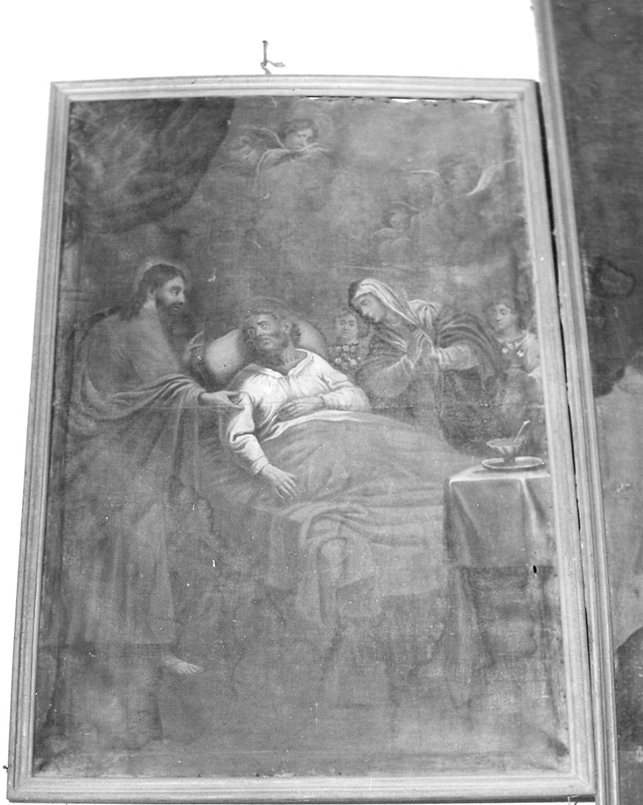 morte di San Giuseppe (dipinto, opera isolata) - ambito ligure (sec. XVIII)