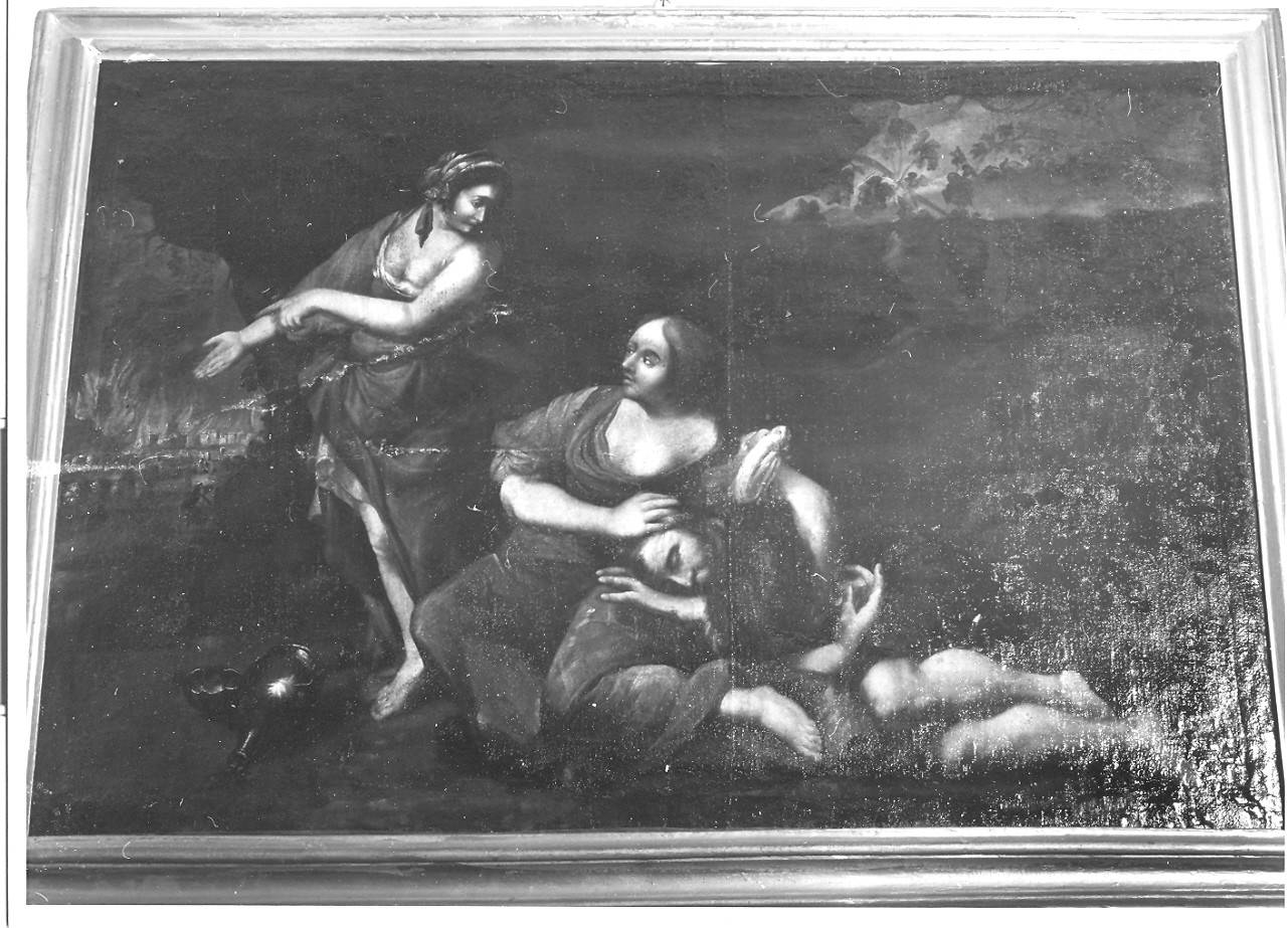 Lot e le figlie (dipinto, opera isolata) - ambito ligure (sec. XVII)