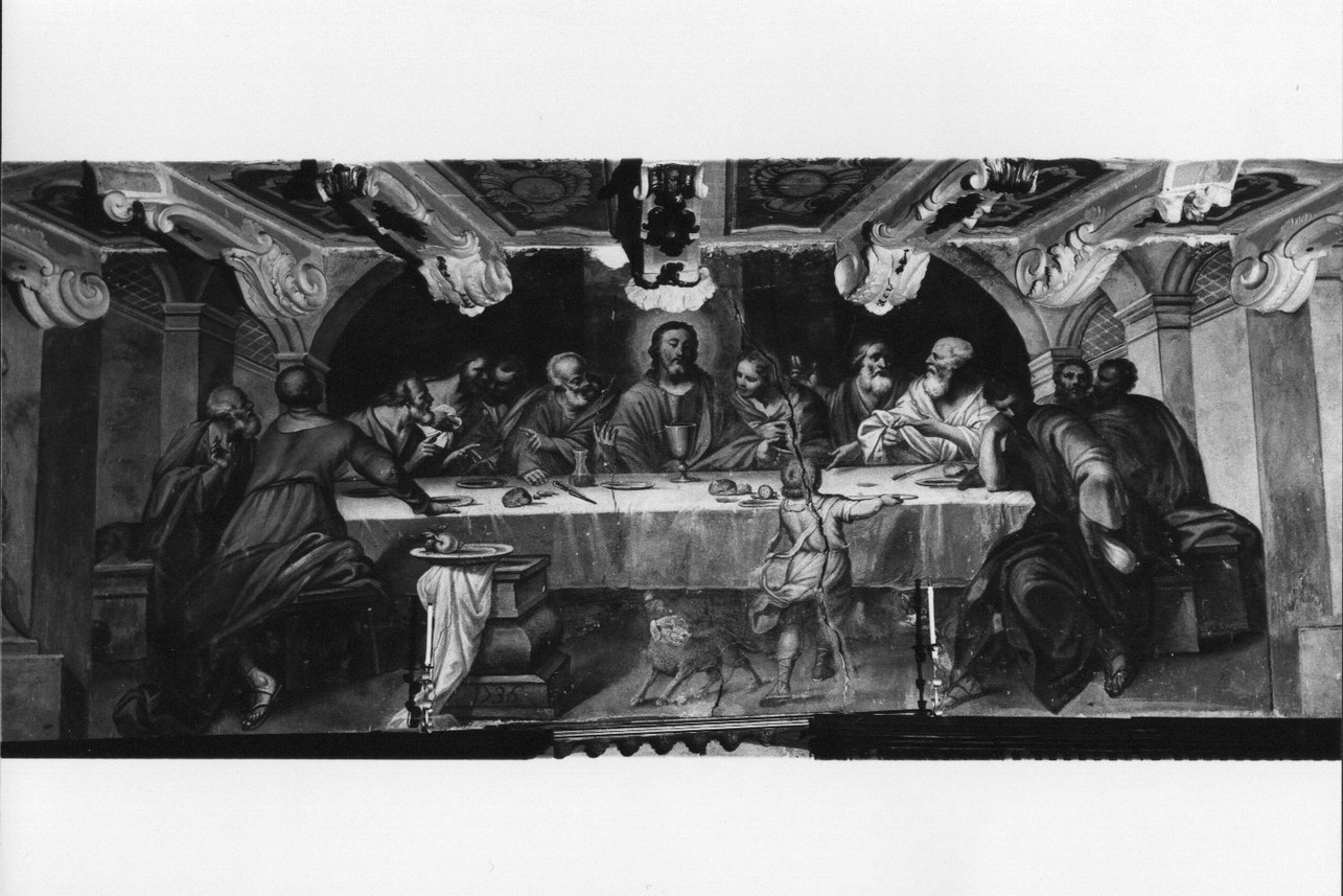 ultima cena (dipinto, elemento d'insieme) di Sasso Giovanni Francesco (attribuito) (sec. XVIII)