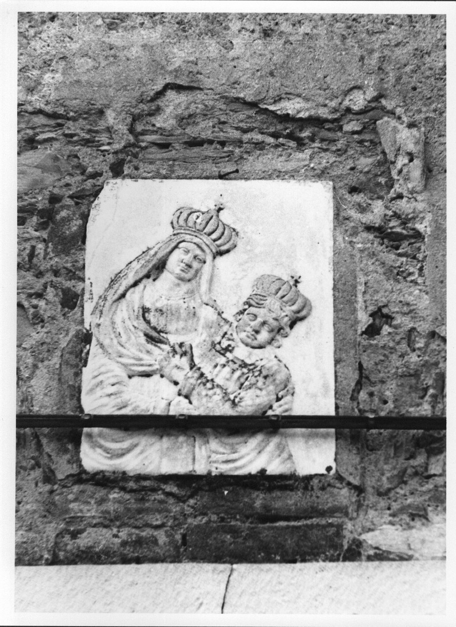 Madonna con Bambino (edicola, opera isolata) - bottega tosco-ligure (sec. XVII)