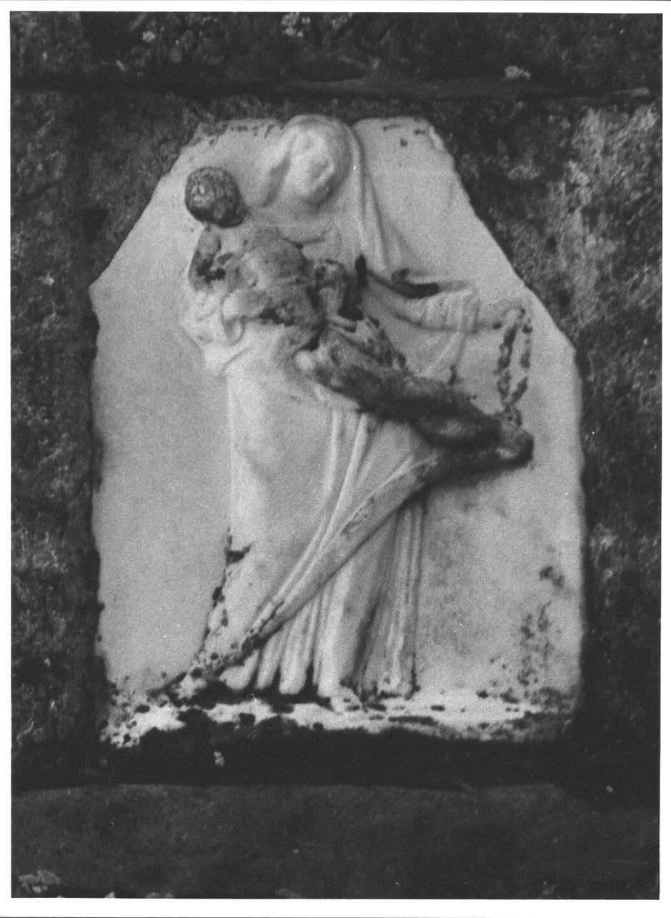Madonna del Rosario (edicola, opera isolata) - bottega tosco-ligure (sec. XVIII)