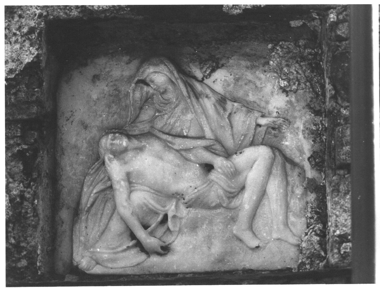 Pietà (edicola, opera isolata) - bottega tosco-ligure (sec. XVII)