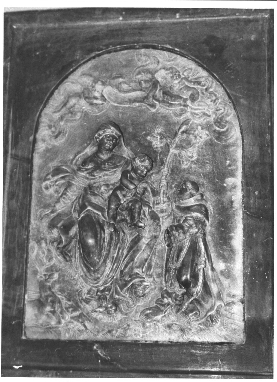 apparizione della Madonna con Bambino a Sant'Antonio da Padova (edicola, opera isolata) - bottega tosco-ligure (sec. XVIII)