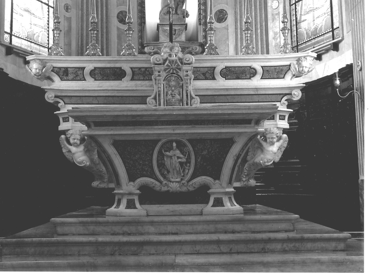 San Siro (altare, opera isolata) - bottega ligure (sec. XVIII)