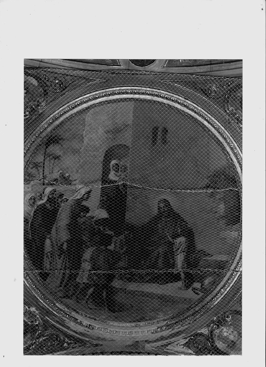 Cristo benedice i fanciulli (dipinto, elemento d'insieme) di Resio Raffaello (attribuito) (fine sec. XIX)