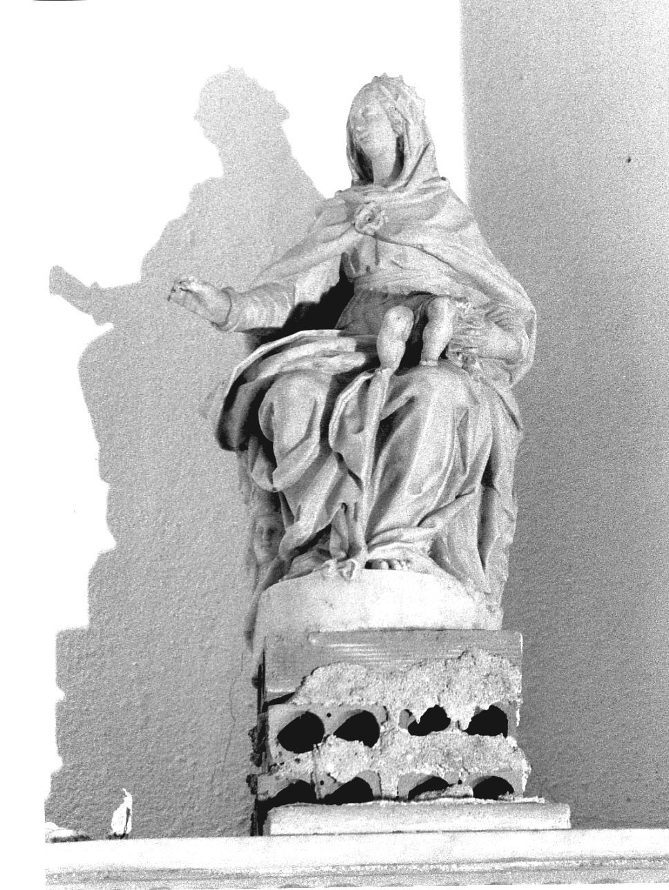 Madonna del Rosario (statua, opera isolata) - ambito ligure (sec. XVII)