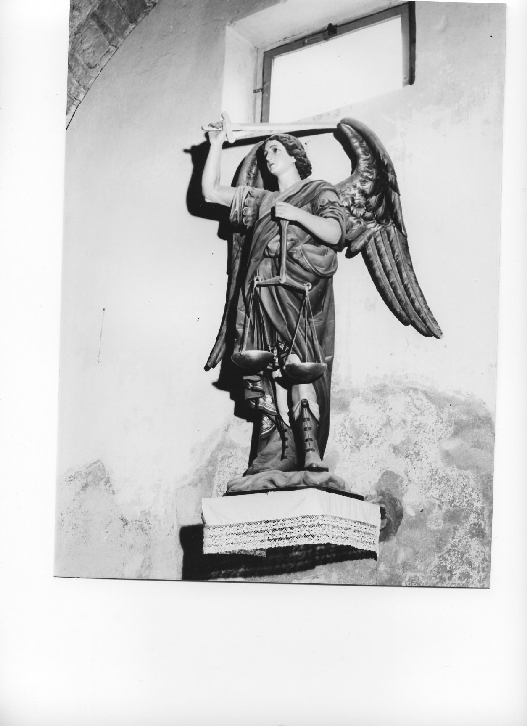 San Michele Arcangelo (scultura, opera isolata) - bottega ligure (sec. XIX)