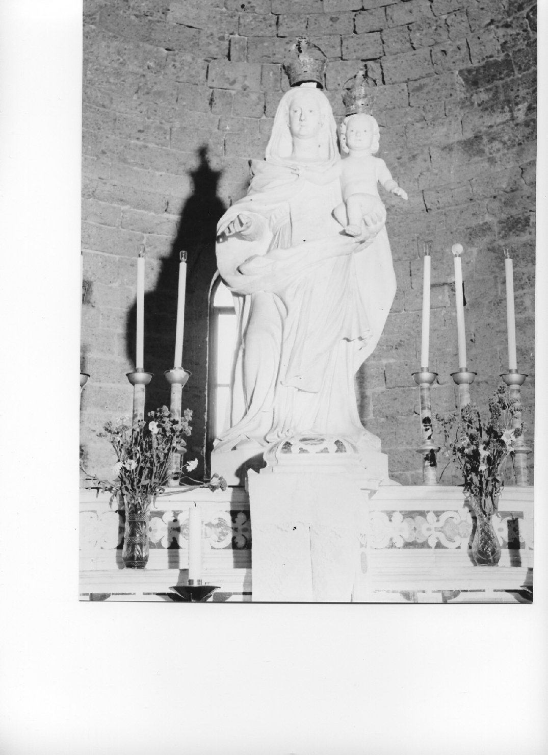 Madonna del Carmelo (scultura, opera isolata) - bottega ligure (metà sec. XVIII)