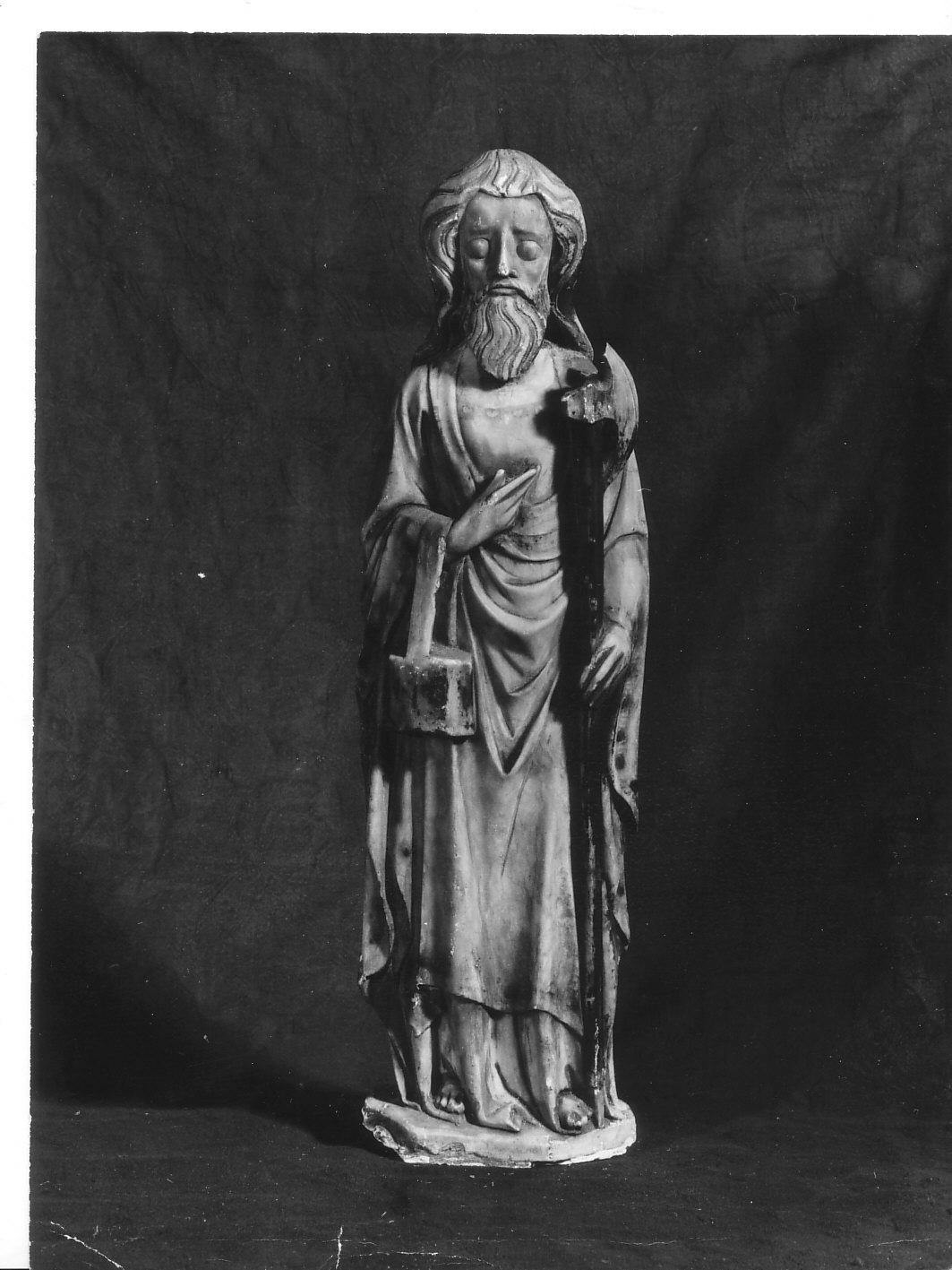 San Giuda Taddeo (scultura, elemento d'insieme) - bottega inglese (metà sec. XIV)