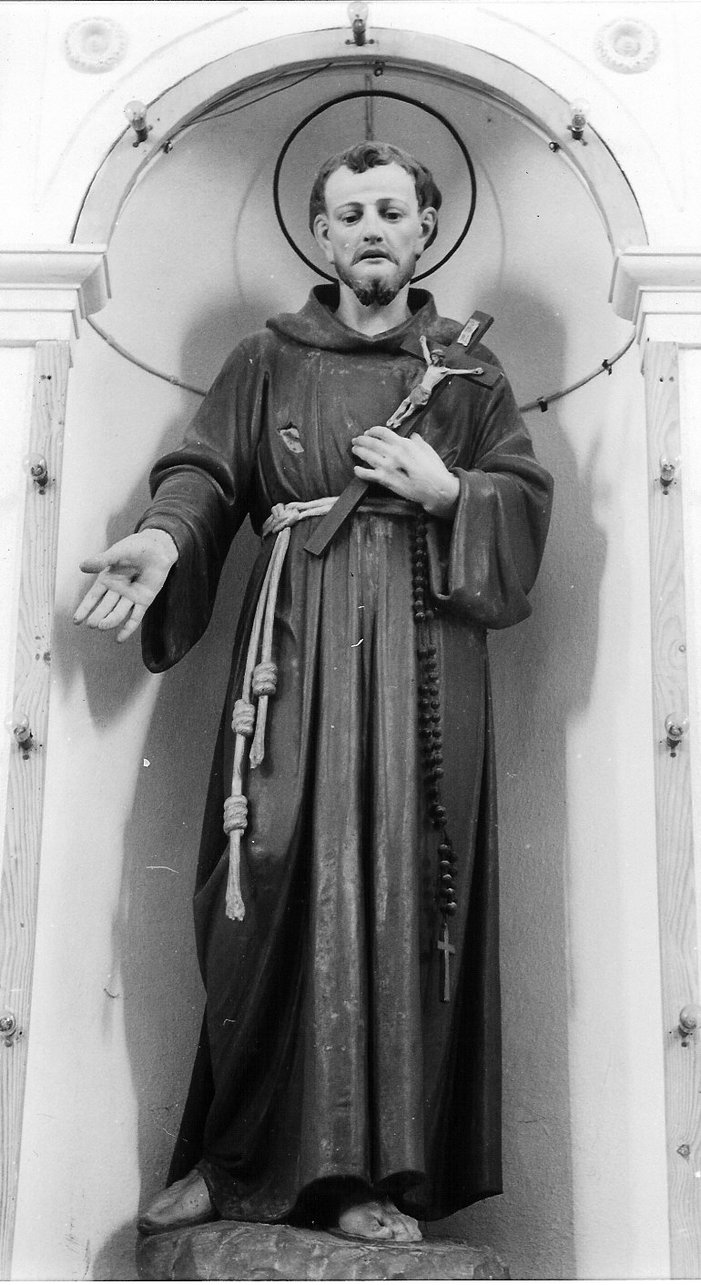 San Francesco d'Assisi (statua, opera isolata) - bottega italiana (sec. XX)