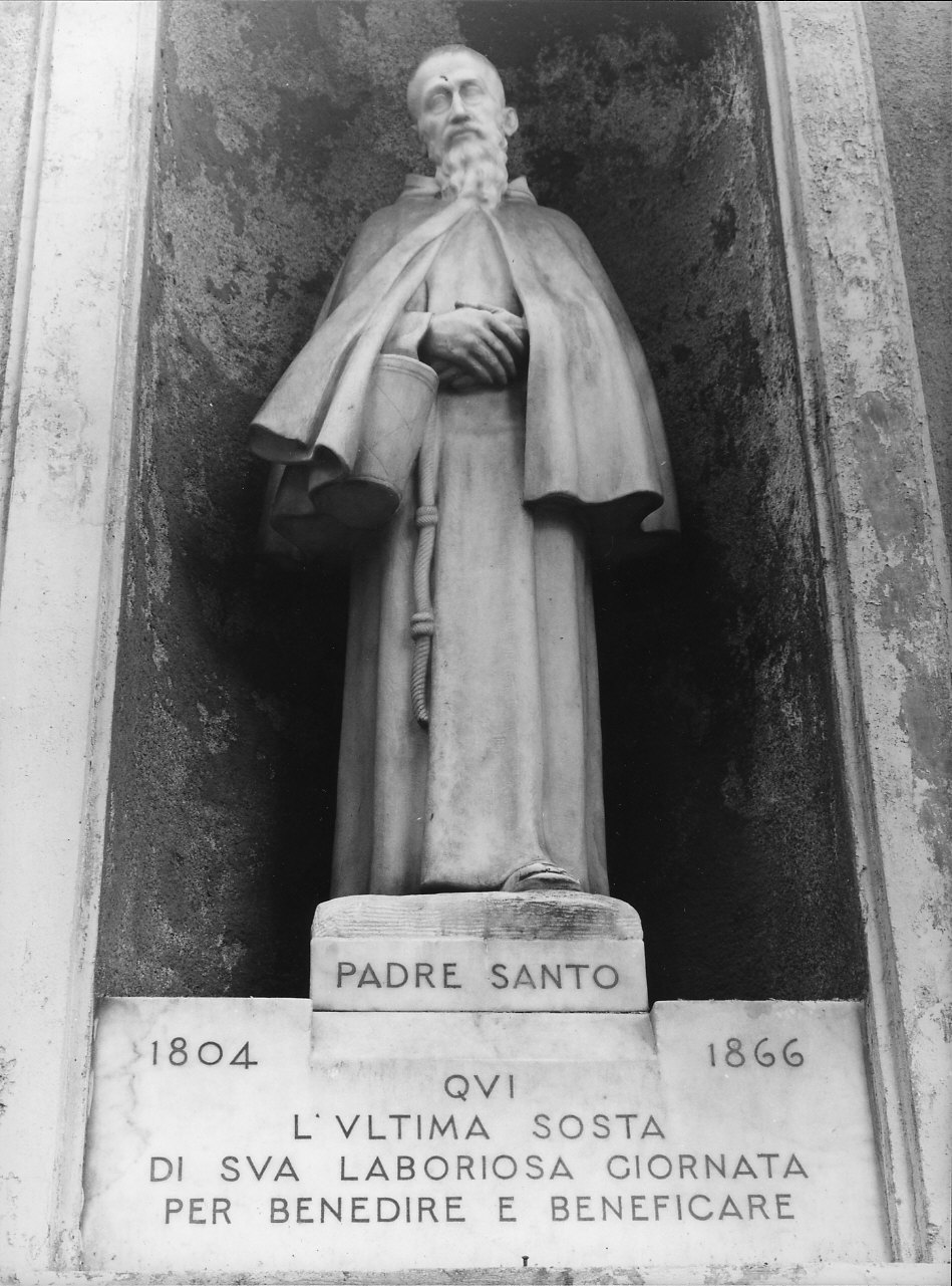 Padre Santo, San Francesco da Camporosso (scultura, opera isolata) di Bringiotti Federico (sec. XX)