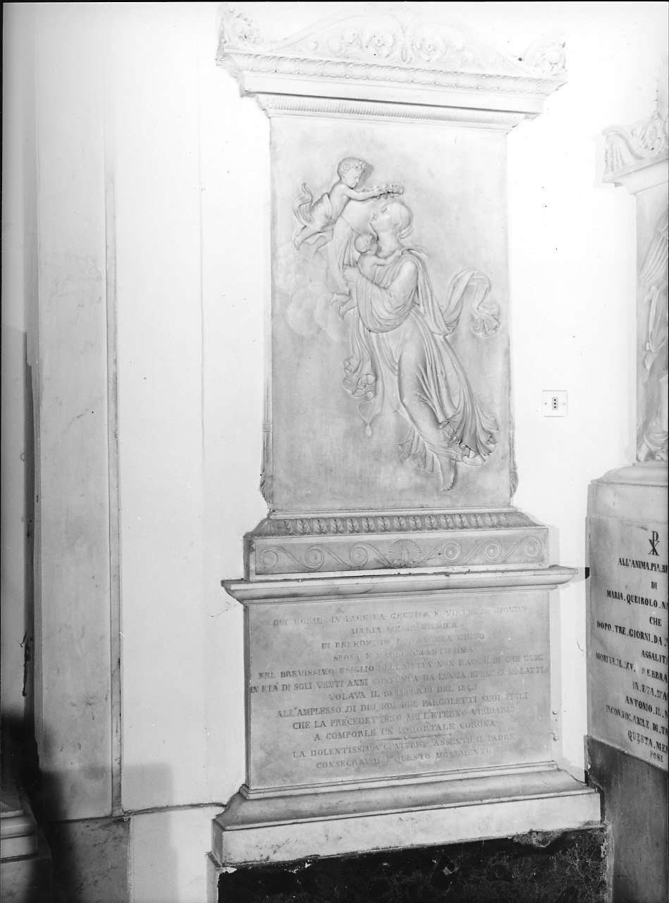 cenotafio, opera isolata - bottega ligure (sec. XIX)