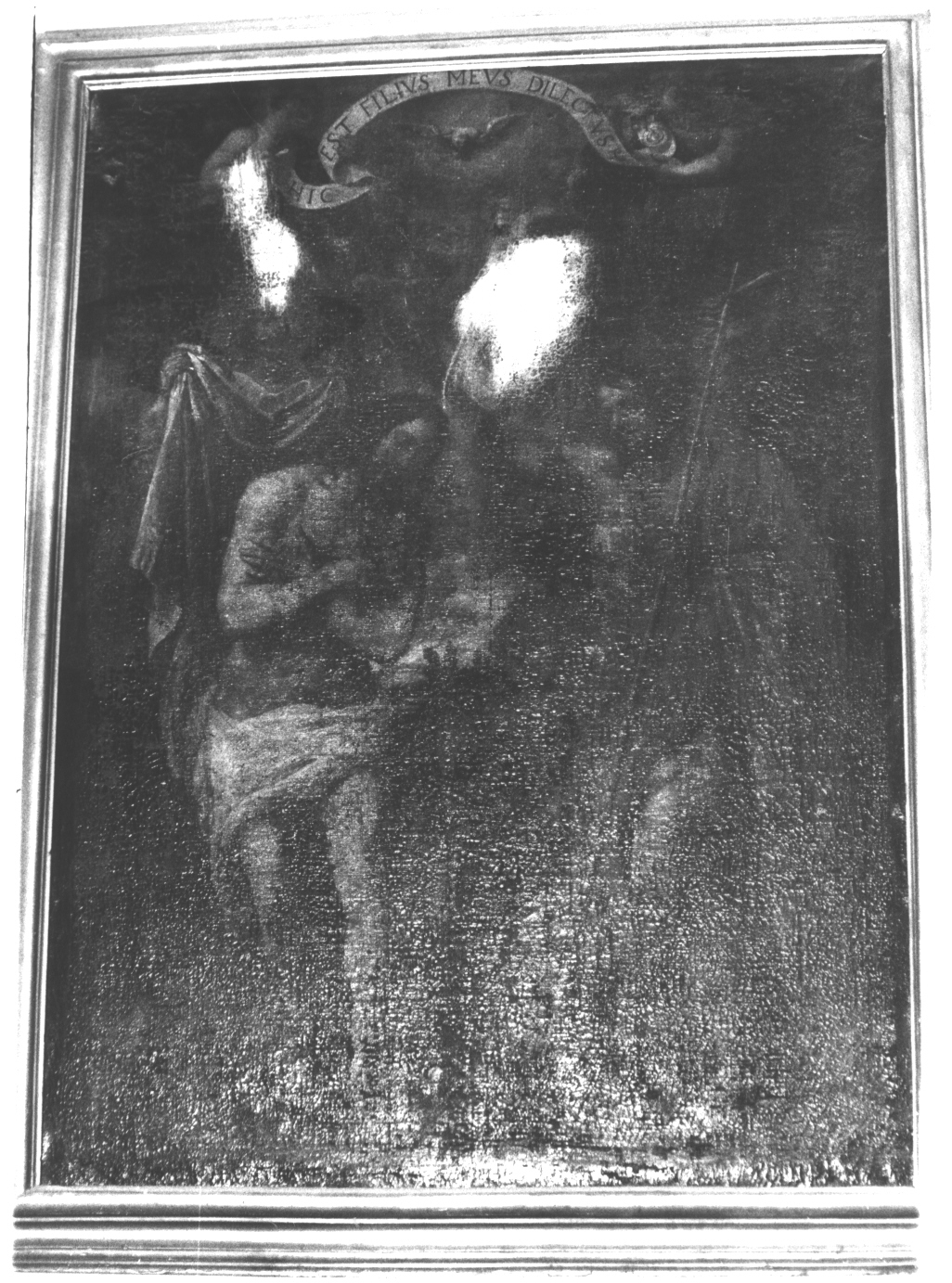 battesimo di Cristo (dipinto, opera isolata) di De Ferrari Giovanni Andrea (attribuito) (sec. XVII)