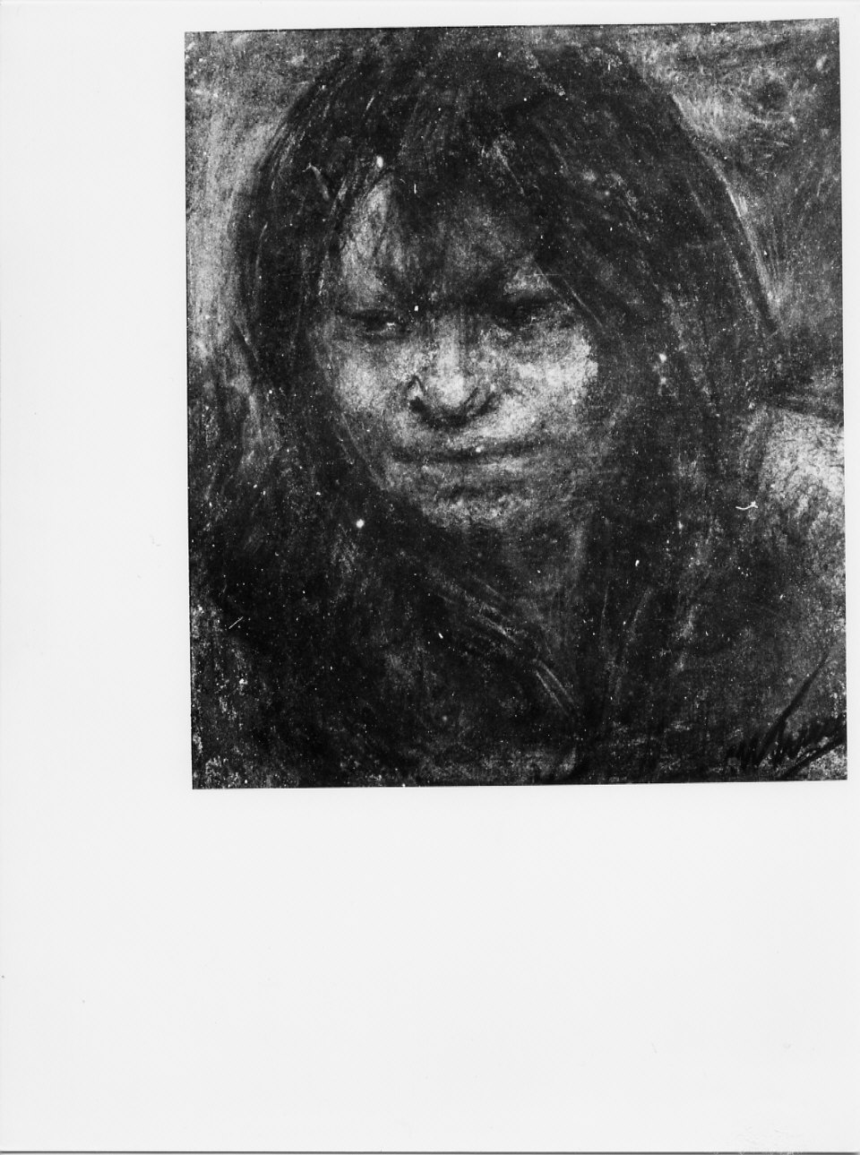India, ritratto di donna (dipinto, opera isolata) di Trucco Manlio (sec. XX)