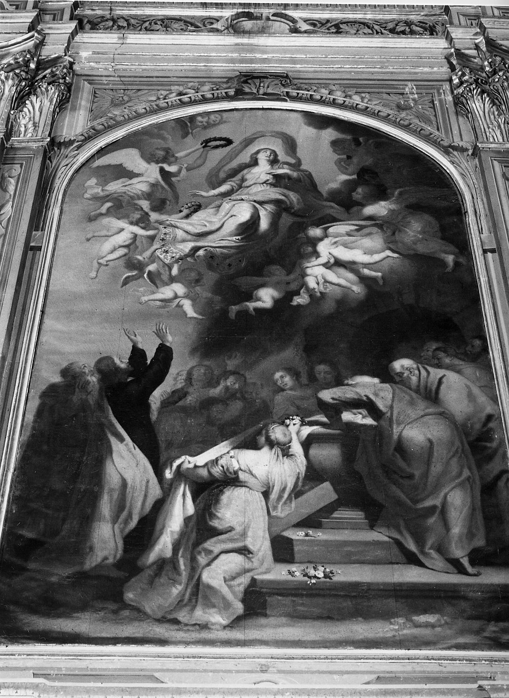 assunzione della Madonna (dipinto, opera isolata) di Spoleti Pier Lorenzo (sec. XVIII)