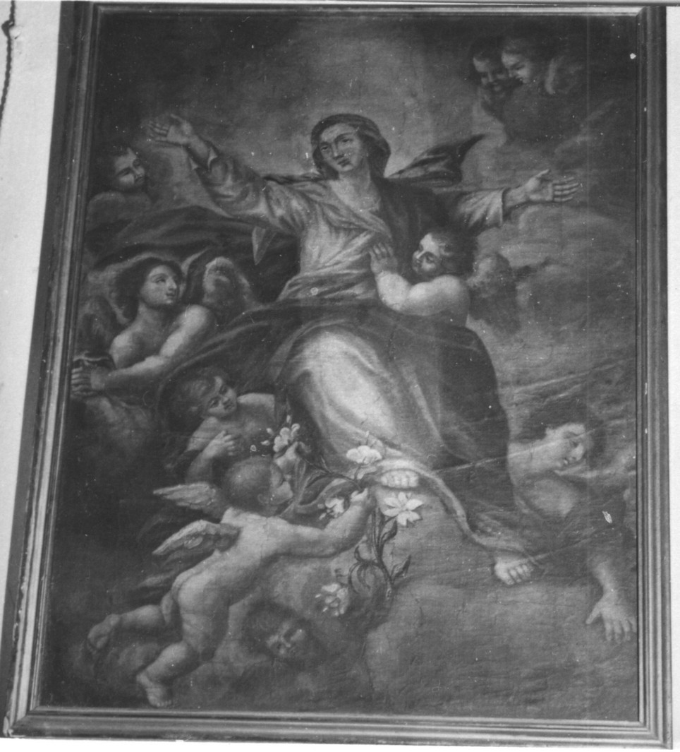 assunzione della Madonna (dipinto, opera isolata) - ambito italiano (primo quarto sec. XIX)