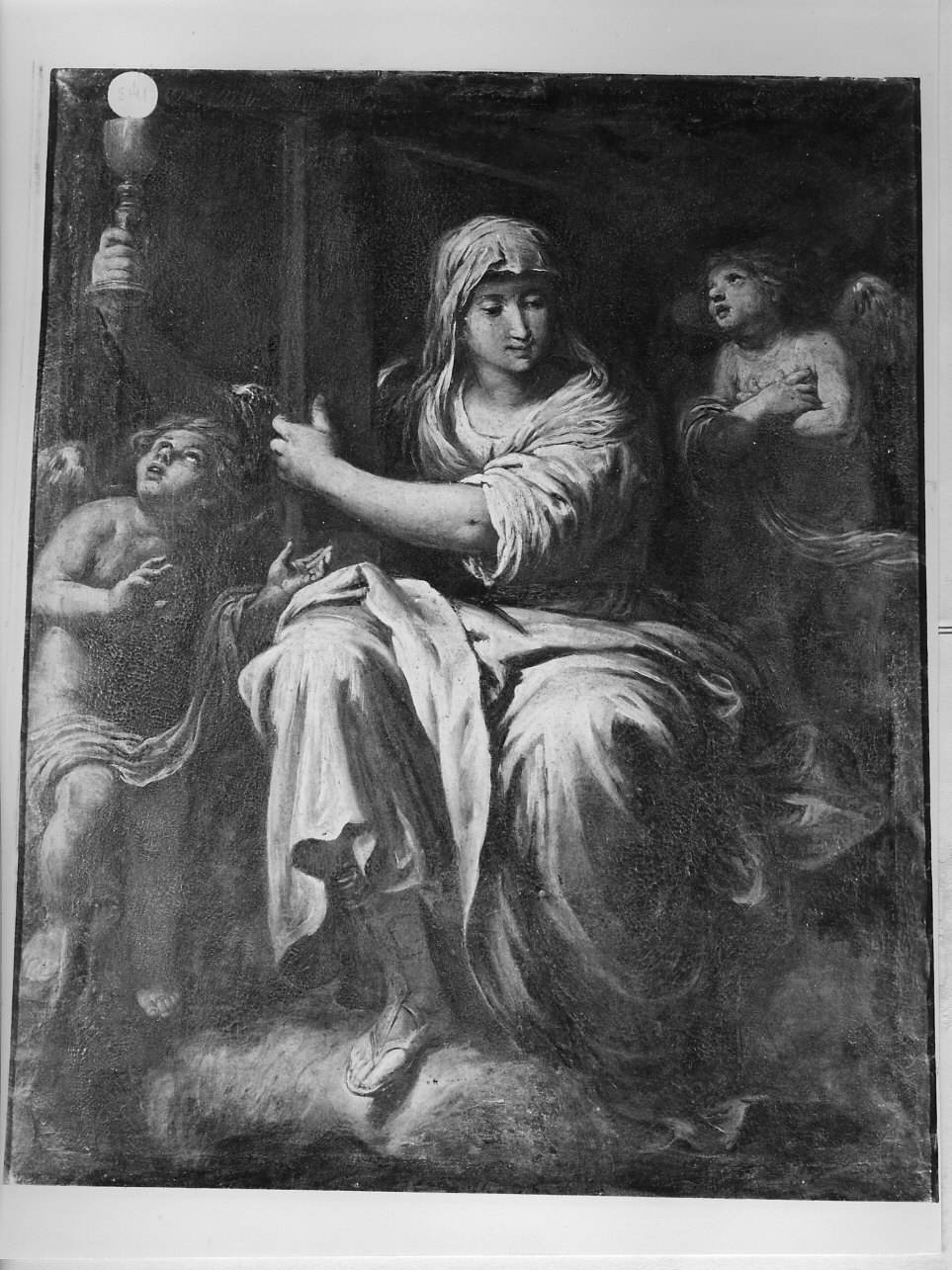 Fede (dipinto, opera isolata) di Carlone Giovanni Battista (sec. XVII)