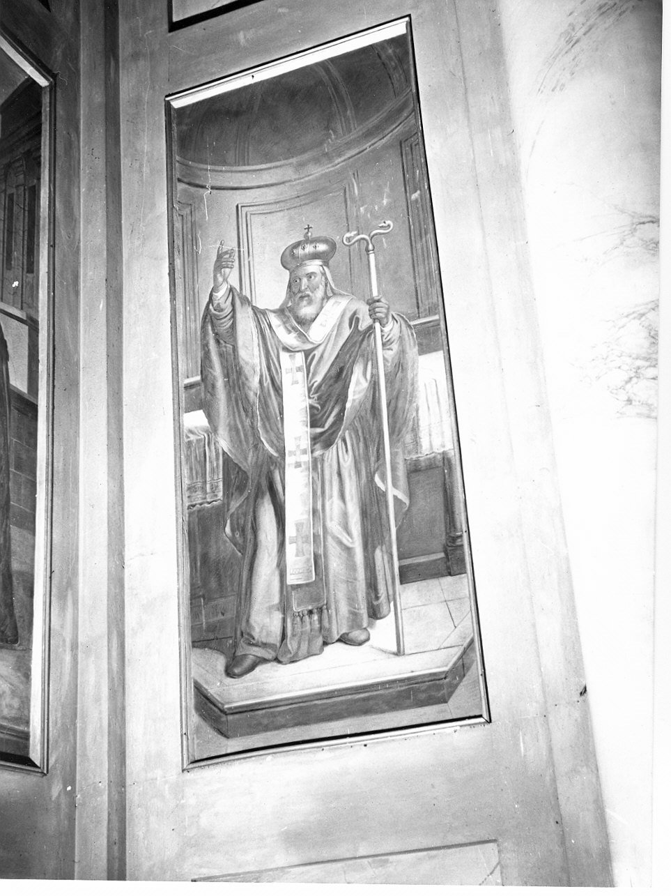 San Giovanni Crisostomo (dipinto, elemento d'insieme) di Massabò Leonardo (metà sec. XIX)
