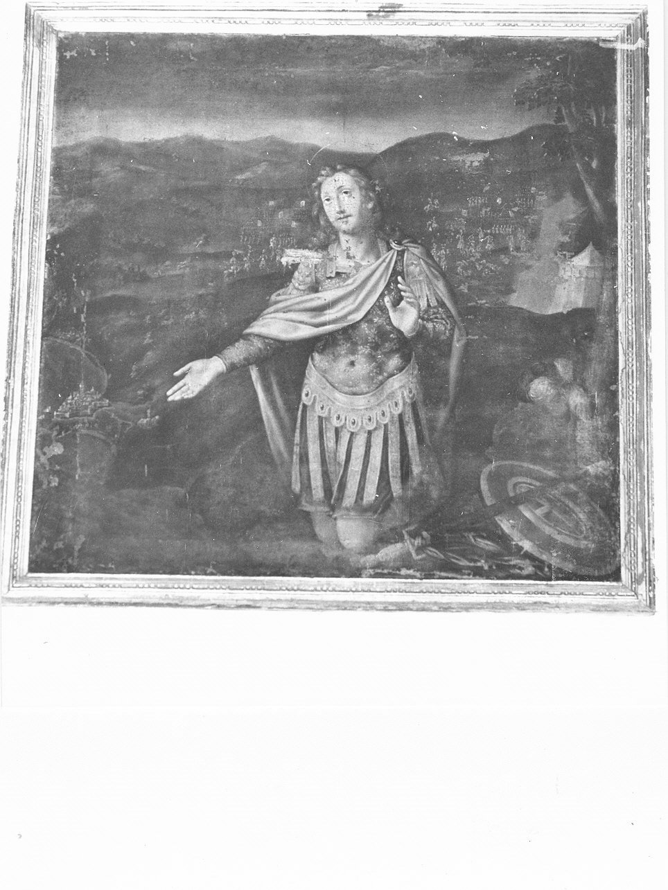 San Maurizio (dipinto, opera isolata) - ambito ligure (sec. XVII)