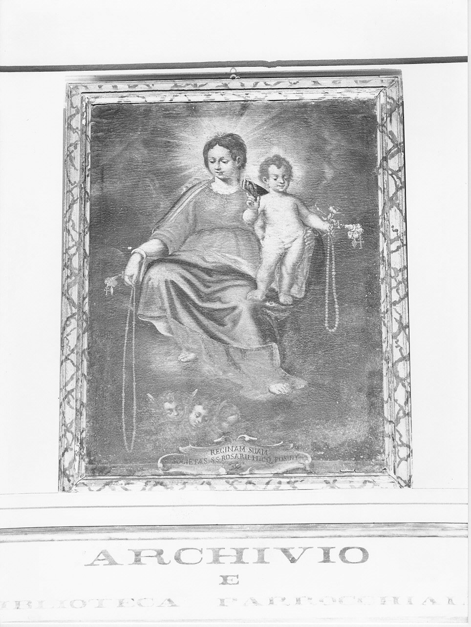Madonna del Rosario (dipinto, opera isolata) - ambito ligure (prima metà sec. XVIII)
