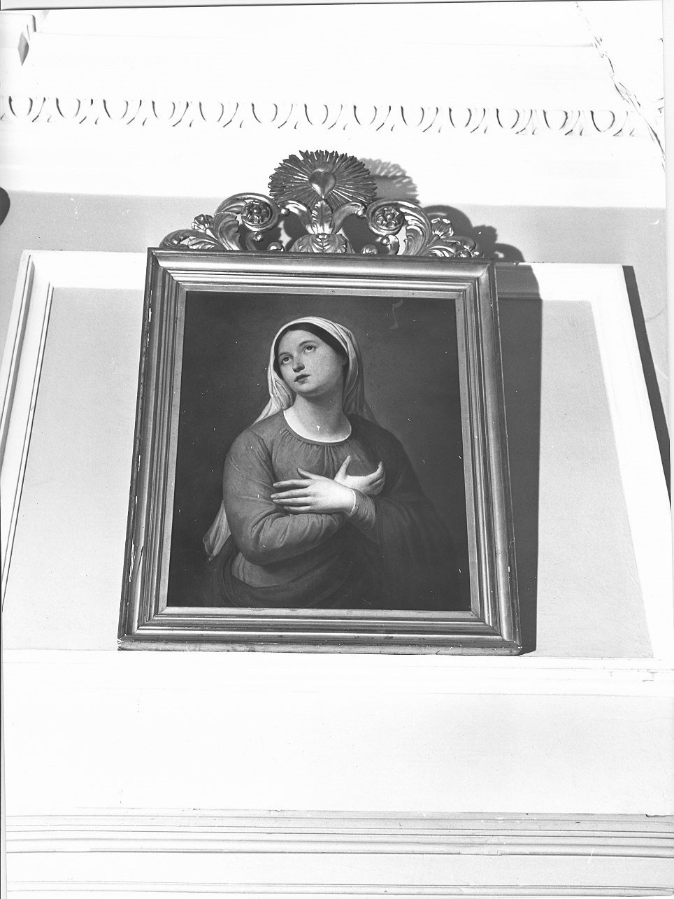 Madonna (dipinto, opera isolata) - ambito ligure (sec. XIX)