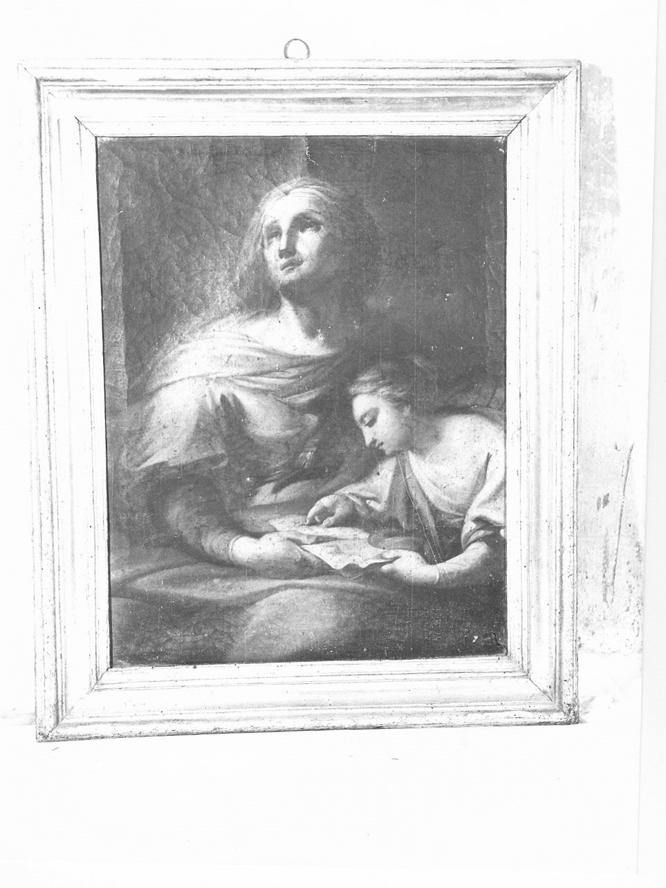Maria Vergine bambina e Sant'Anna (dipinto, opera isolata) - ambito ligure (sec. XIX)