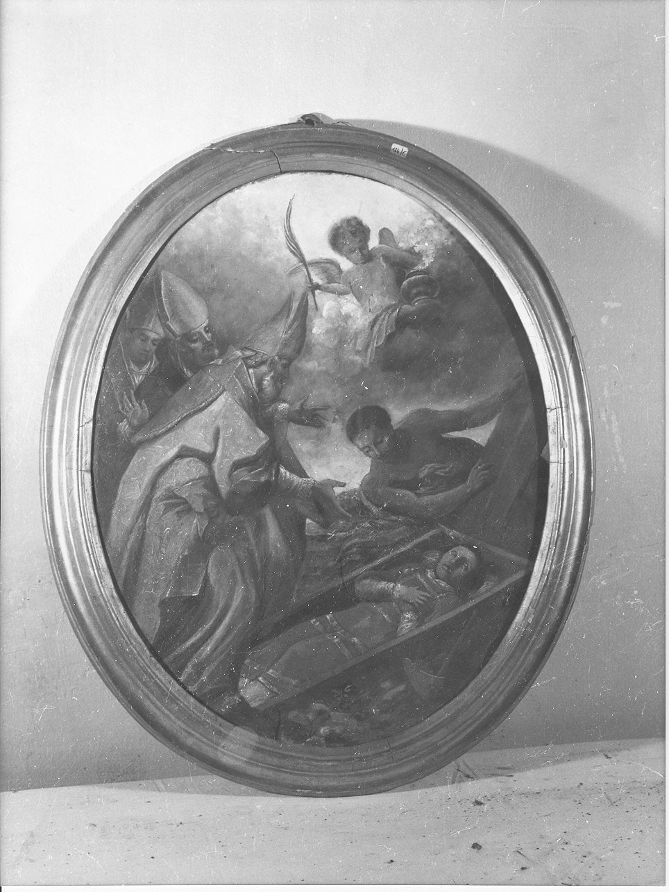ritrovamento del corpo di Santo Stefano (dipinto, opera isolata) - ambito ligure (fine/inizio secc. XIX/ XX)