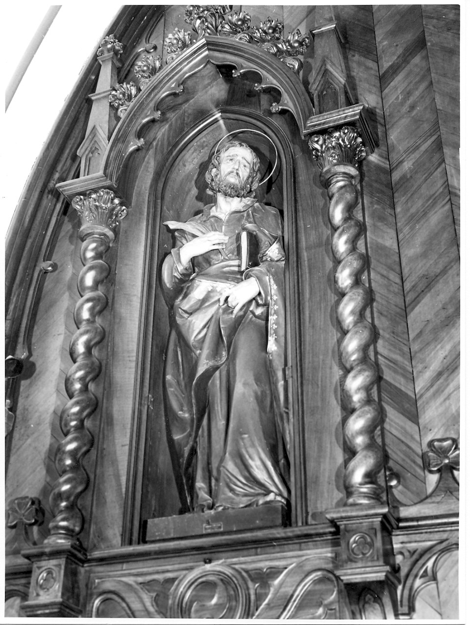 San Barnaba apostolo (statua, pendant) di Stuflesser Ferdinand (inizio sec. XX)